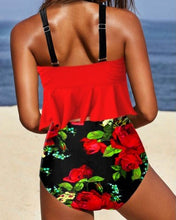Load image into Gallery viewer, Swimsuit for Women Two Piece Sexy Red Beach Tankinis
