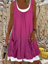 Load image into Gallery viewer, Cotton Casual A-Line Dresses
